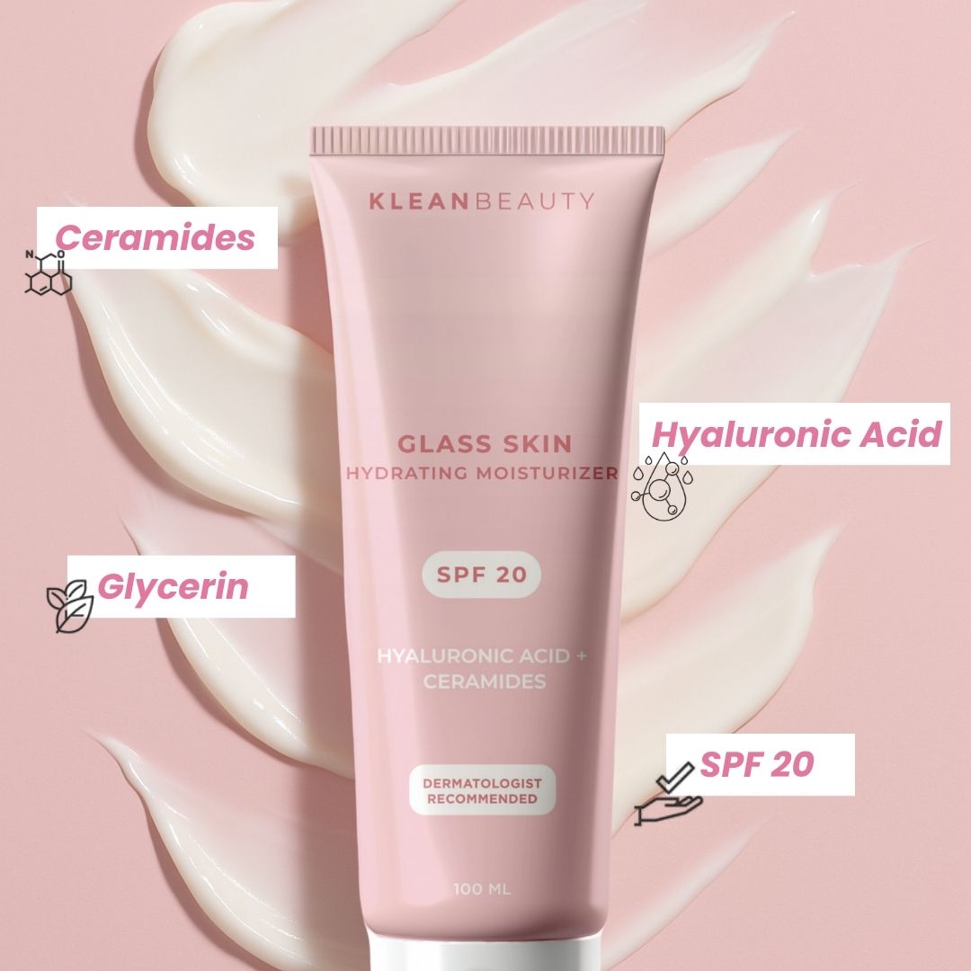 Klean Beauty Glass Skin Hydrating Moisturizer with SPF 20