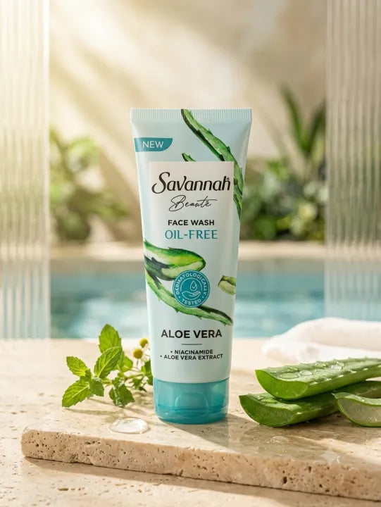 Top Selling - Trendy Savannah oil Control Aloe Vera Facewash 100ml