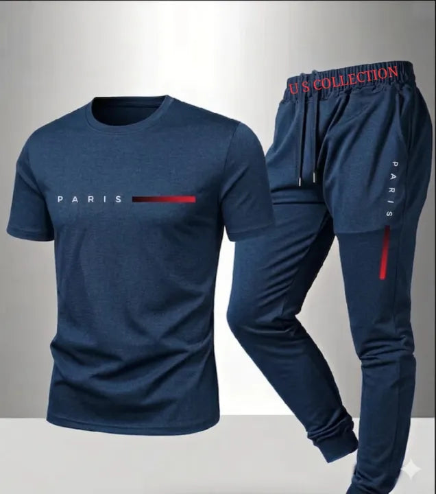 NEW ARRIVAL TRENDY PRINTED SUMMER PRINTED TRACKSUIT FOR MEN -
