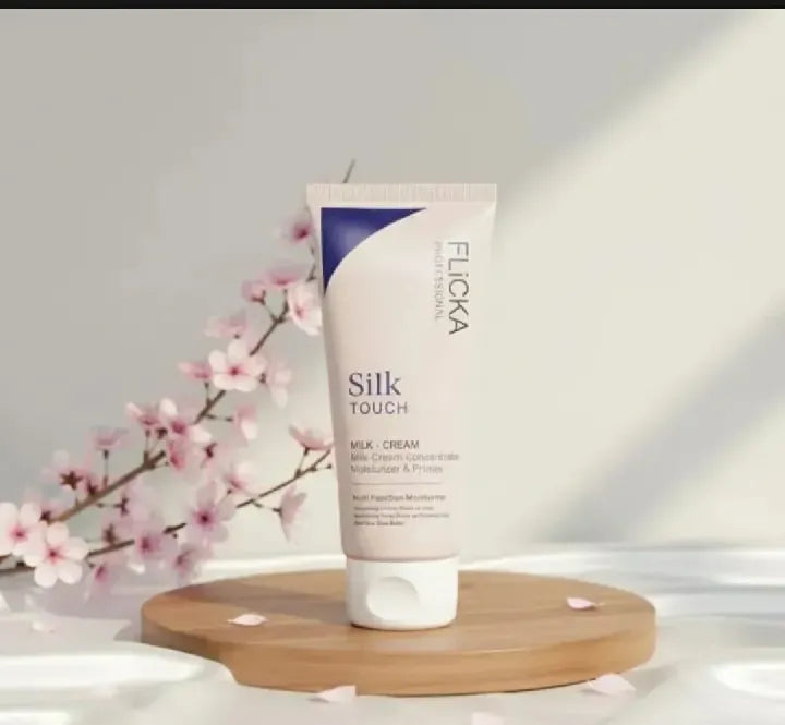 Flicka Silk Touch 3 in 1 Moisturizer Primer for Face | Lightweight Milk Cream Formula