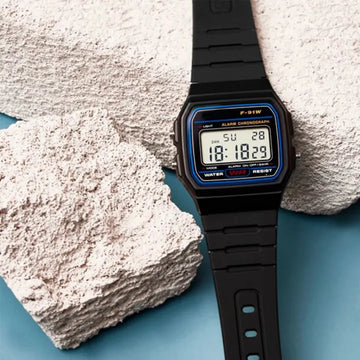 Vintage Black Classic Digital Wrist Watch